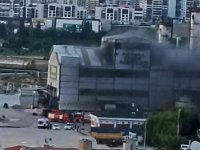 Ankara'da şeker fabrikasında çıkan yangın korkuttu