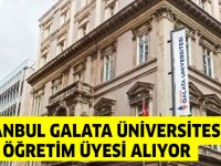 İstanbul Galata Üniversitesi Öğretim Üyesi alıyor