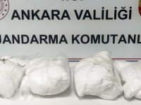 Ankara'da 40 kilo eroini atıp kaçtılar