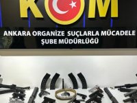 Ankara’da silah kaçakçılığı yapan iki ayrı suç grubuna operasyon yapıldı