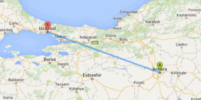 Ankara - İstanbul arası kaç kilometredir? Kaç saatte gidilir? En hızlı ulaşım yolu...