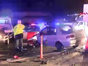 Kaza sonrası çekici bekleyen sürücü, otomobil çarpması sonucu öldü