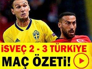 Ä°sveÃ§ 2-3 TÃ¼rkiye MaÃ§ Ãzeti